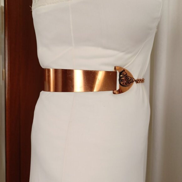 Midcentury Vintage Copper Waist Belt, 27 - 32", Renoir-Style - Picture 9 of 13